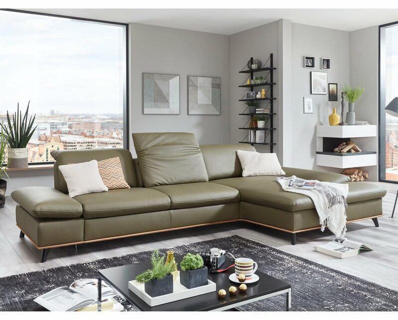 Sofa CAROLINA in leather