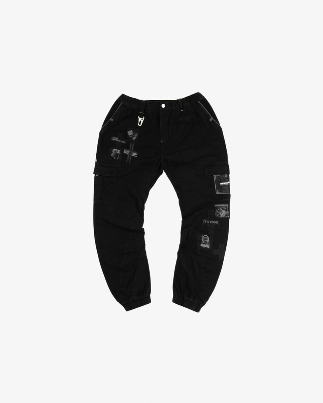 Pants "2OO4" black