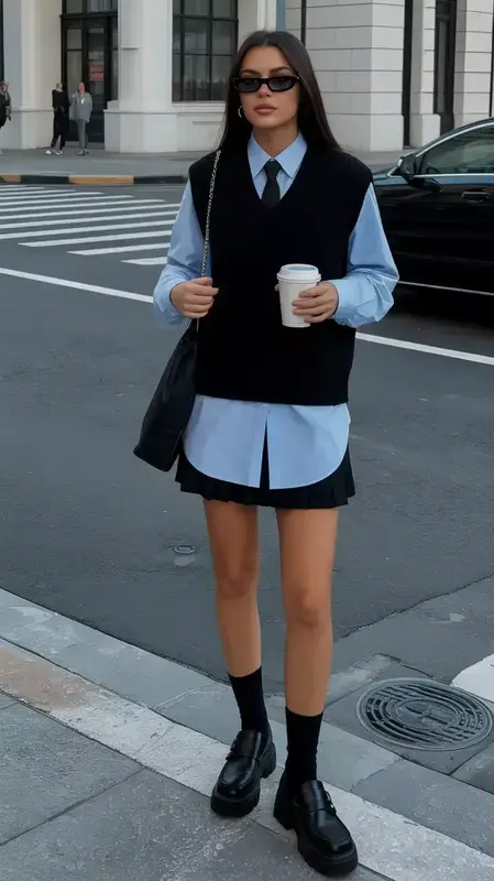 25 New York Street Style 2026 — Winter Cold Weather Inspo, Aesthetic & Outfit Ideas Школьная Форма, Юбка, Стильные Наряды, Модные Стили, Лето, Наряды, Одежда, Стиль, Дизайн