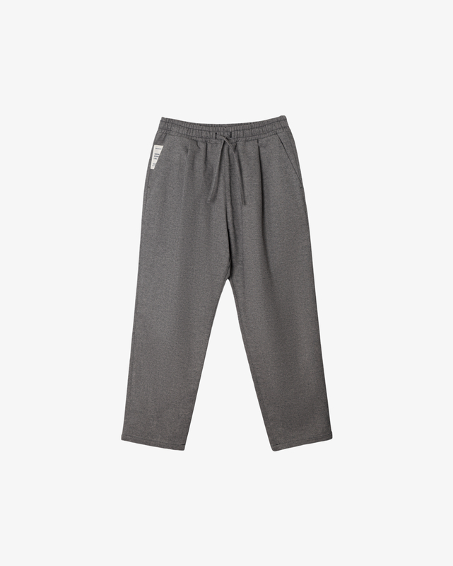 Oversize Denim trousers light gray melange