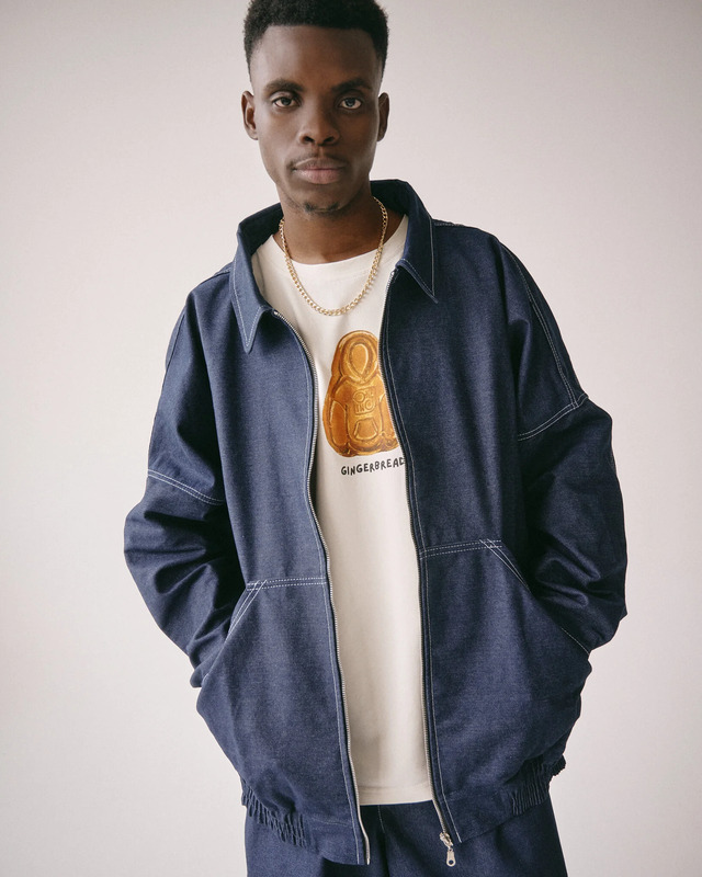 Куртка Zip-Up Shirt Jacket Denim Dark Blue