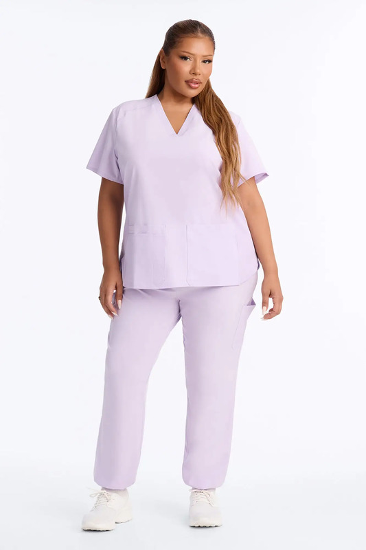 Full Shift 4 Way Stretch Uniform Scrub Set - Lavender