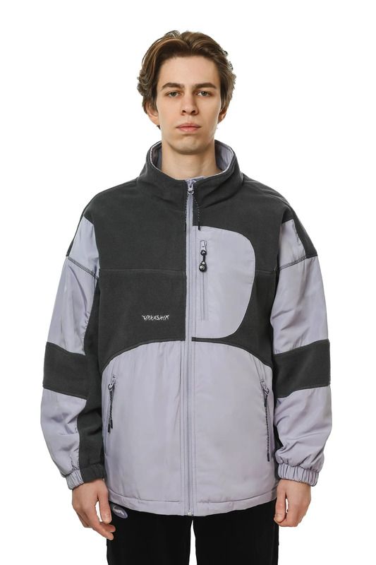 Ranger fleece jacket grey/purple