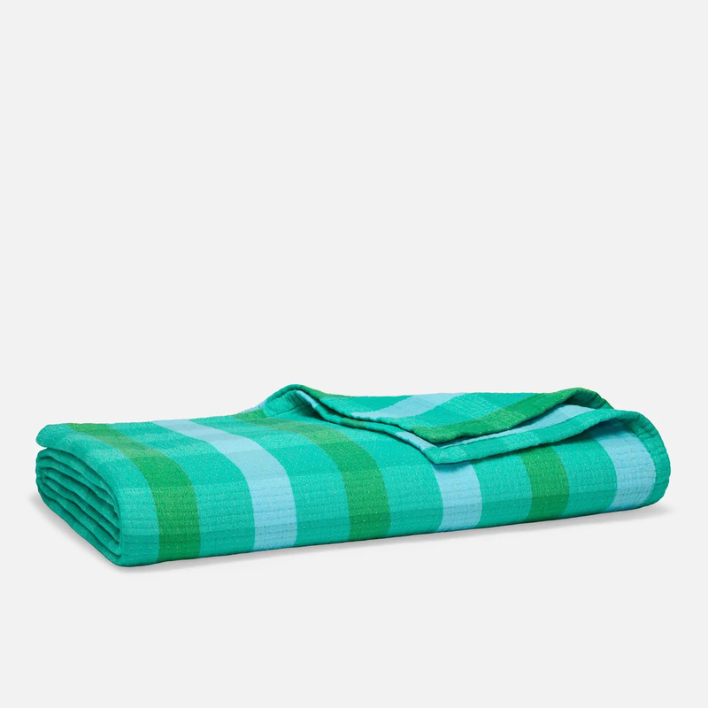 Sunwashed Check Bed Blanket - Last Call