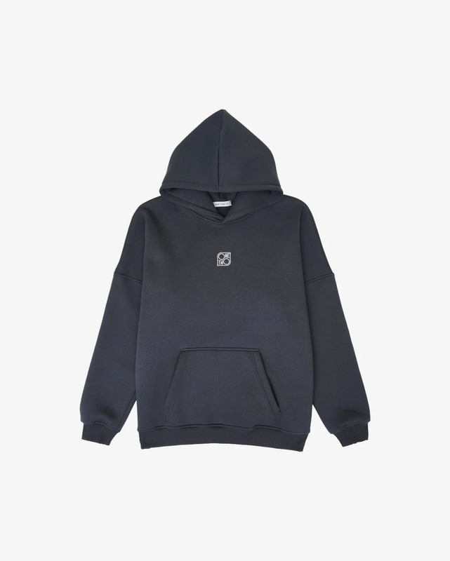 Hoodie Nine Iron gray