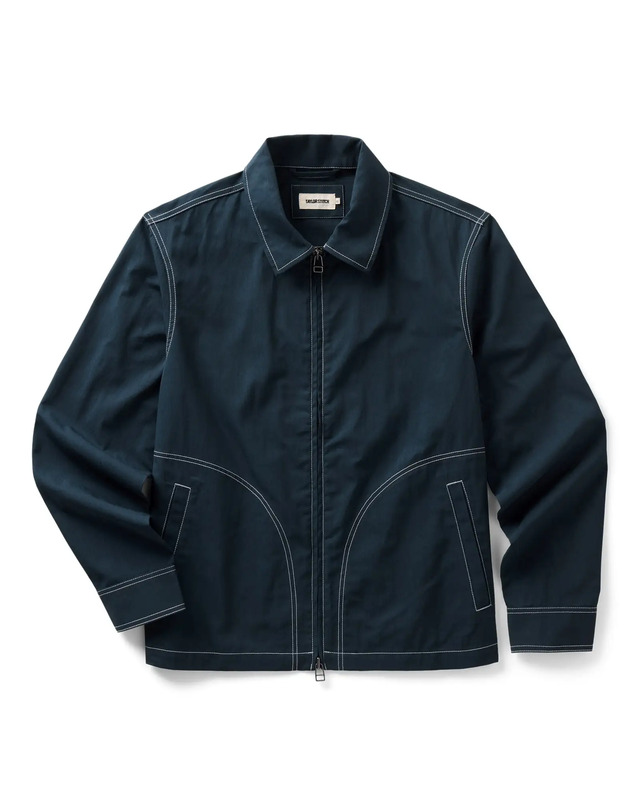 The Shore Jacket in Navy Twill