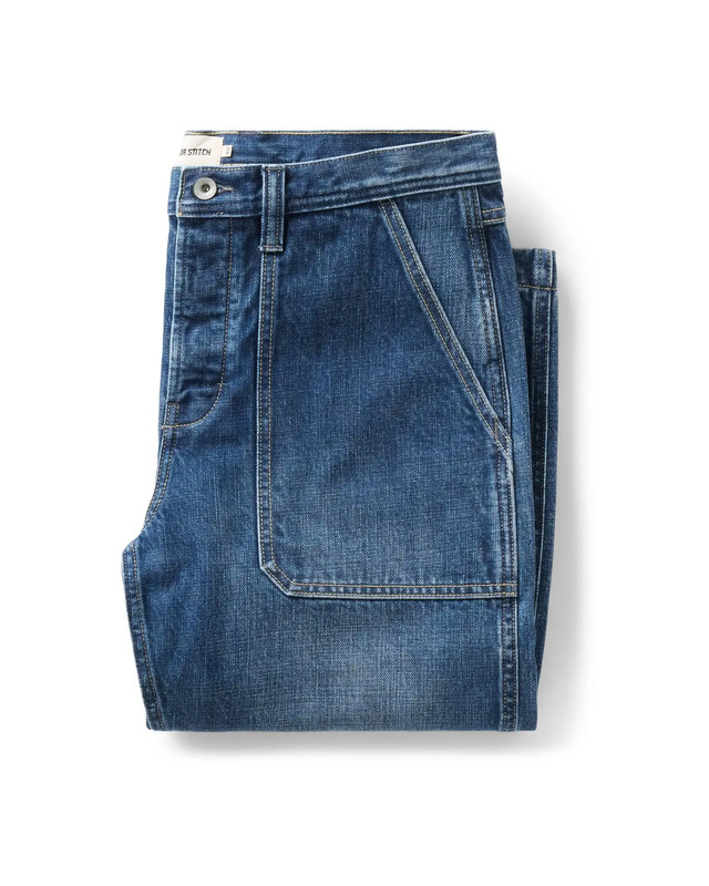 The Mariner Jean in Drift Wash Organic Selvedge