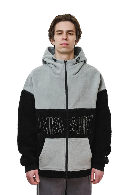 Little Lamb Zip Hoodie black/gray