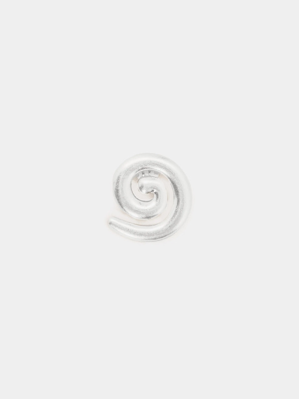 Swirl Clip Silver