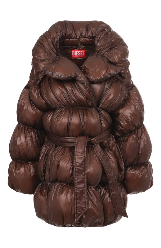 Women's brown down jacket w-inona DIESEL