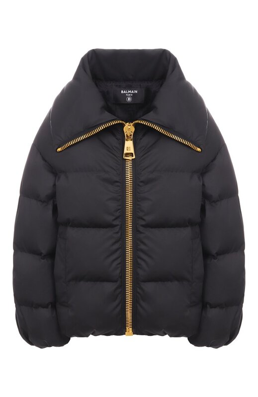 Women's black down jacket BALMAIN