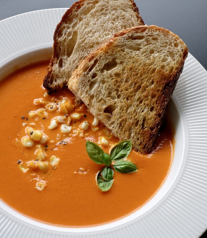 Hot creamy baked tomato soup • Dolce Vita Blog