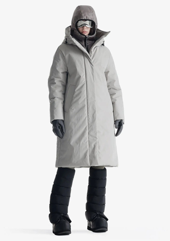Long parka RITEG with hood Qw523