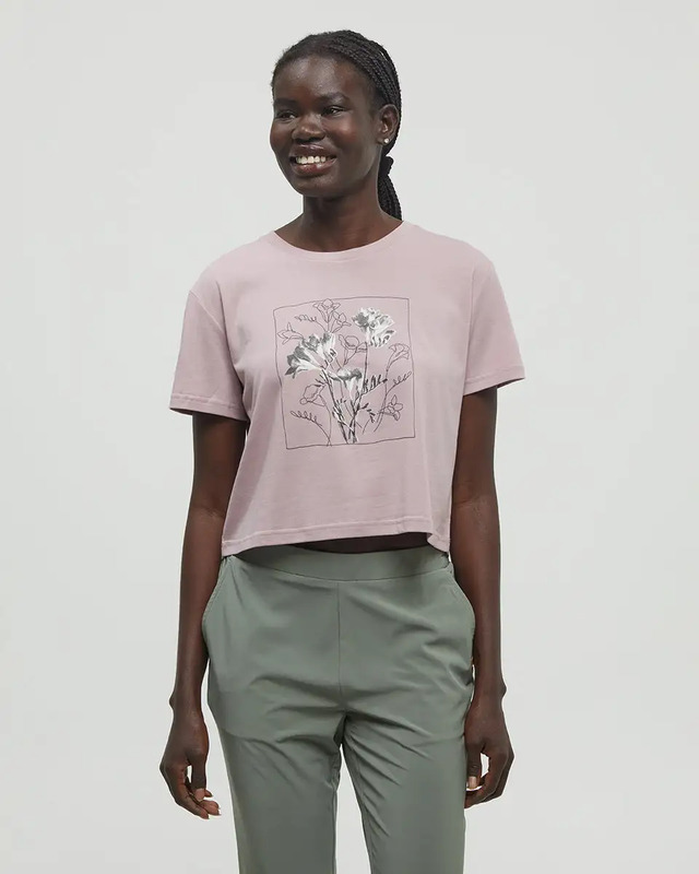 Floral Crop T-Shirt