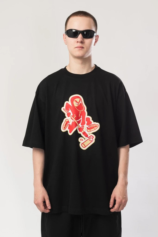 Over T Rolluppers T-shirt Black
