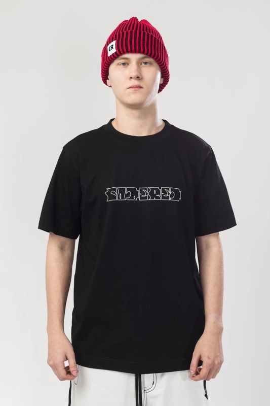 T-shirt Regular Wavy Black
