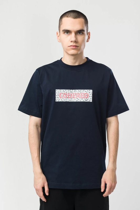 T-Shirt Regular Dalton Box Black-Blue