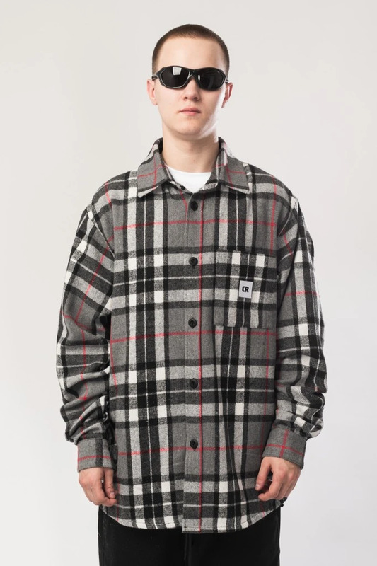 Harbor Shirt Grey/Milk/Black/Red
