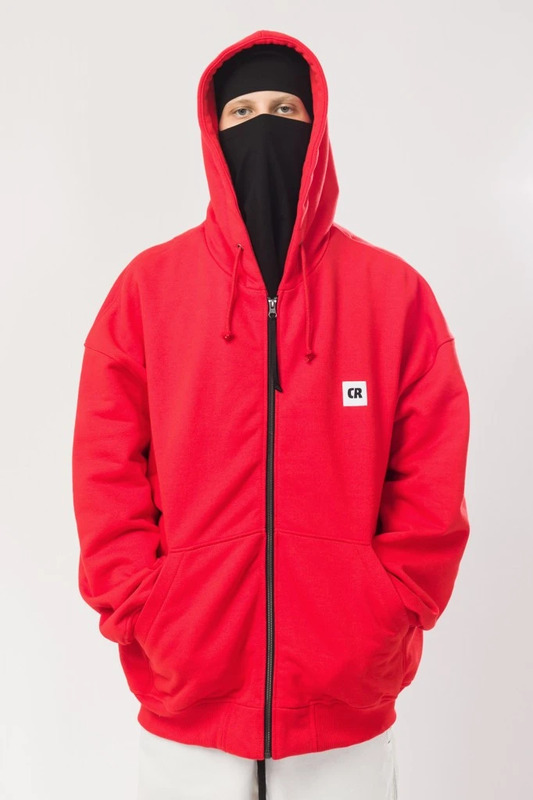 Zip Hood Baggy Code Red