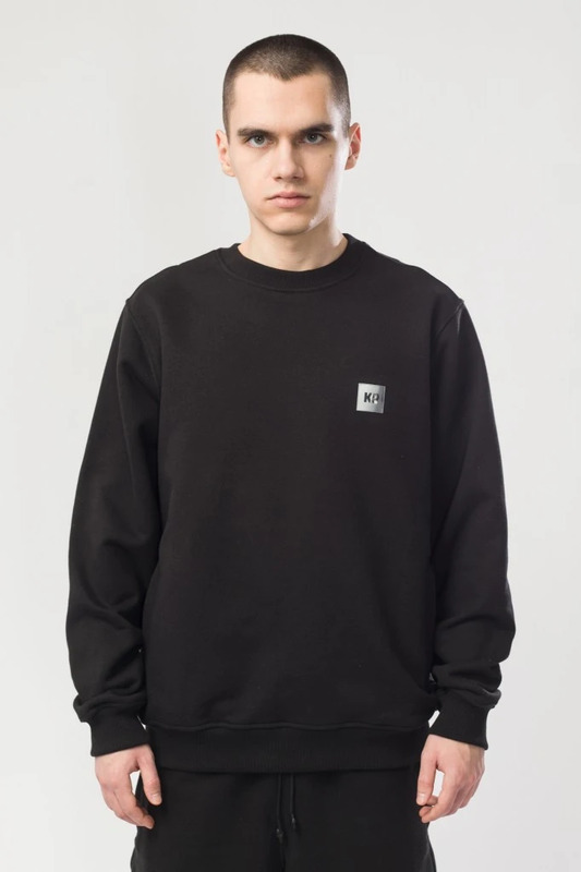 Crew Sweatshirt Black Warm