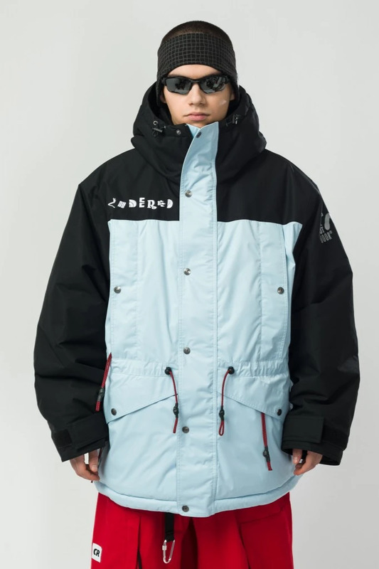 Legacy Winter Parka Black/Light Blue