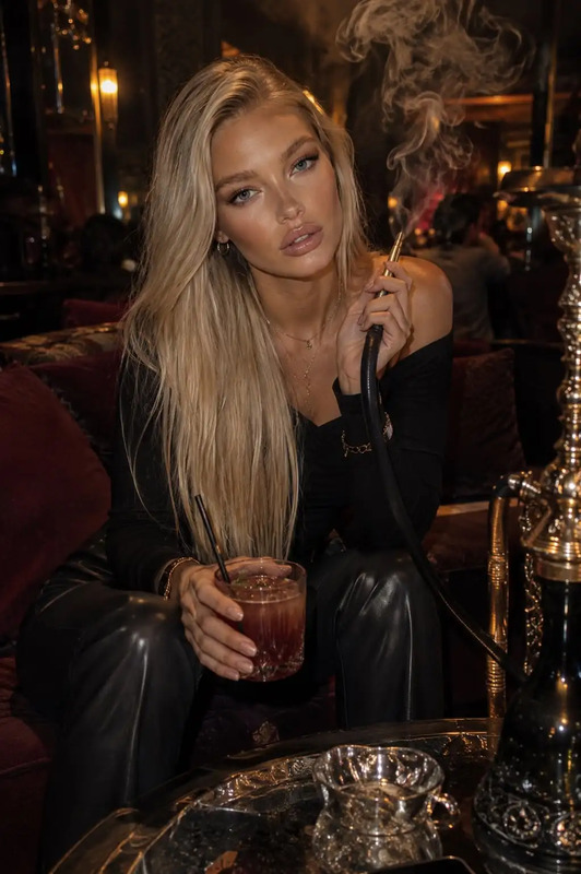 🖤 Chanel-Inspired Hookah Lounge — Luxury Nightlife Aesthetic