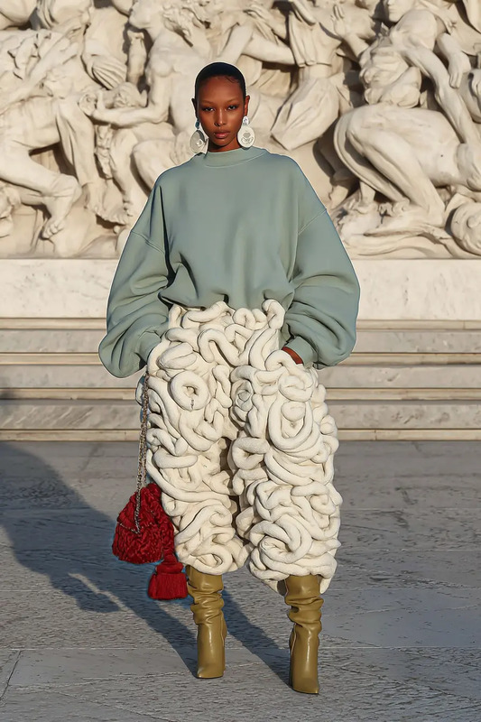 Jacquemus Outfit Autumn Aesthetic Fashion Model Moodboard Campaign