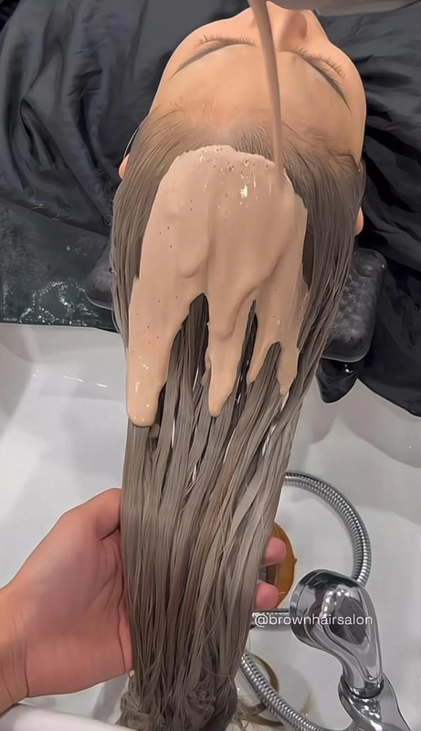 Ashy Rose Gold Hair