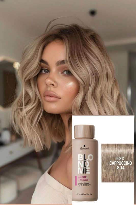 summerblond iced cappuccino haircolor.   trend summer 2026.