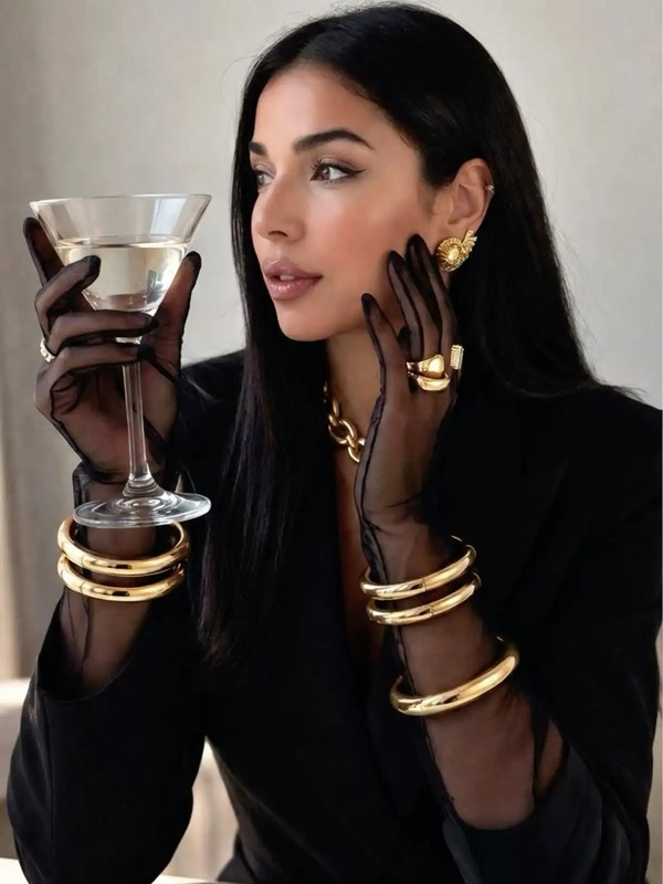 Bijoux femme tendance en acier inoxydable ✨