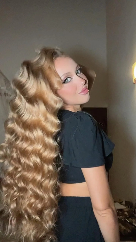 Overnight Heatless curls tutorial