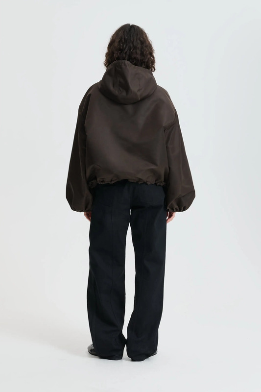 CBBEVERLY | ANORAK TECHNICAL NYLON BROWN - UK16