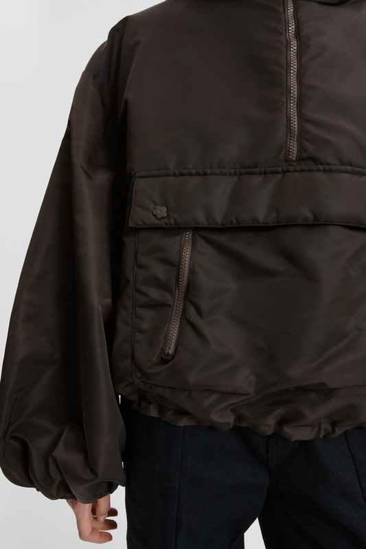 CBBEVERLY | ANORAK TECHNICAL NYLON BROWN - UK16