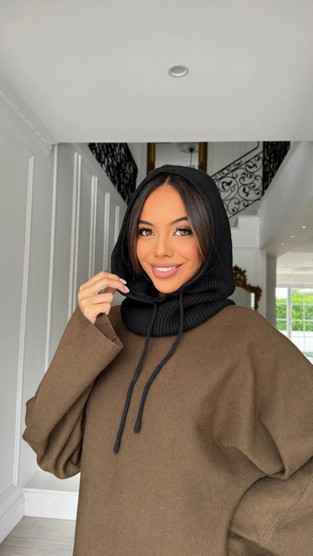 Knit hoody
