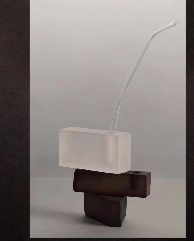 Waters Edge, a sculptural vase by artist Rahee Yoon.