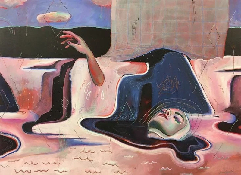 A painting by Canadian artist Alexandra Levasseur.