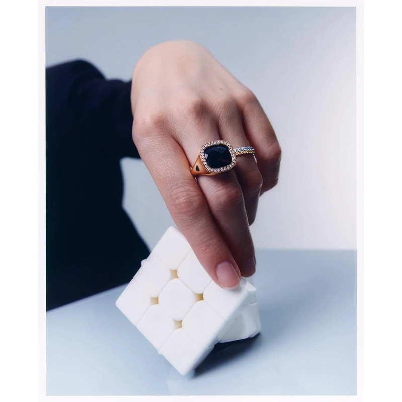 Rings by Ole Lynggaard Copenhagen and De Beers for Vogue Scandinavia.