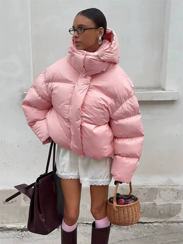 Bornladies Pink Winter Parka