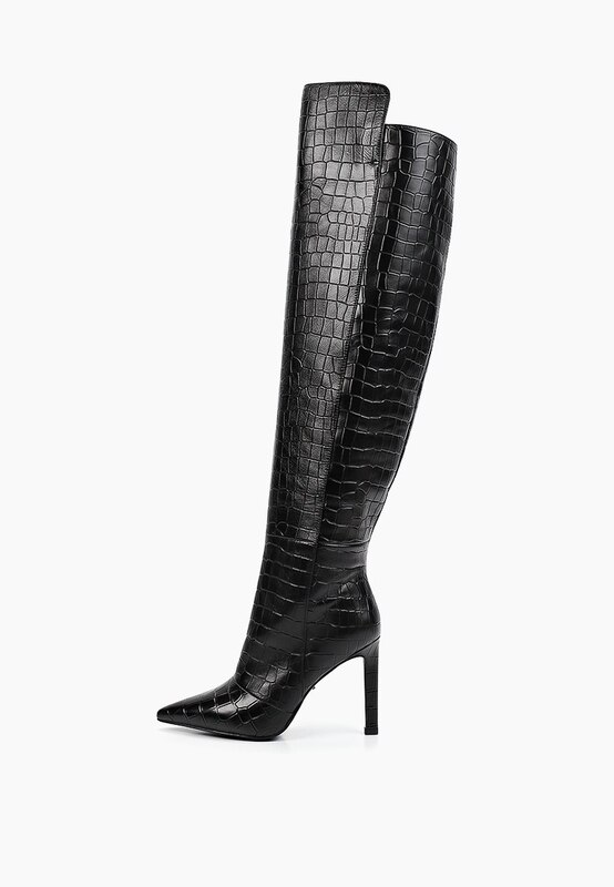 Vitacci over-the-knee boots, color: black, MP002XW0ODZC — buy in the online store Lamoda