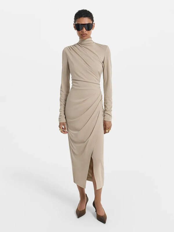 Midi wrap dress, LOVE REPUBLIC