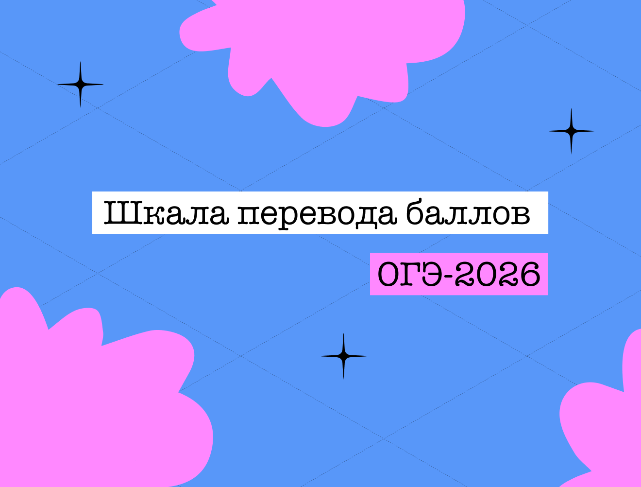 Шкала перевода баллов ОГЭ-2026
