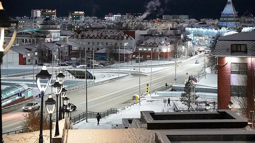 Ночной Ханты-Мансийск