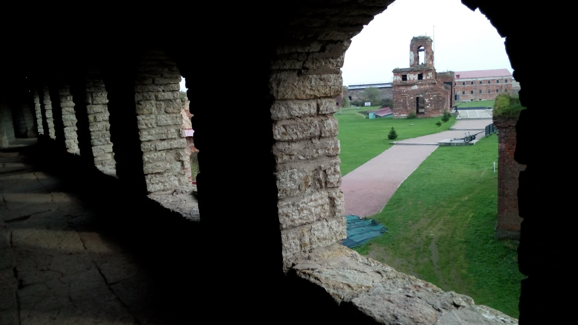 Крепость Орешек. Вид на внутренний двор