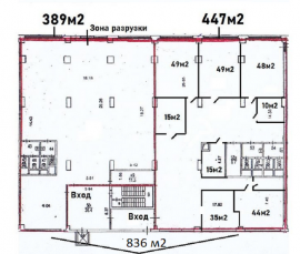 Аренда ПСН 836 м2 БЦ Новорогожский минифото 12