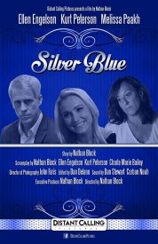 Серебристо-синий