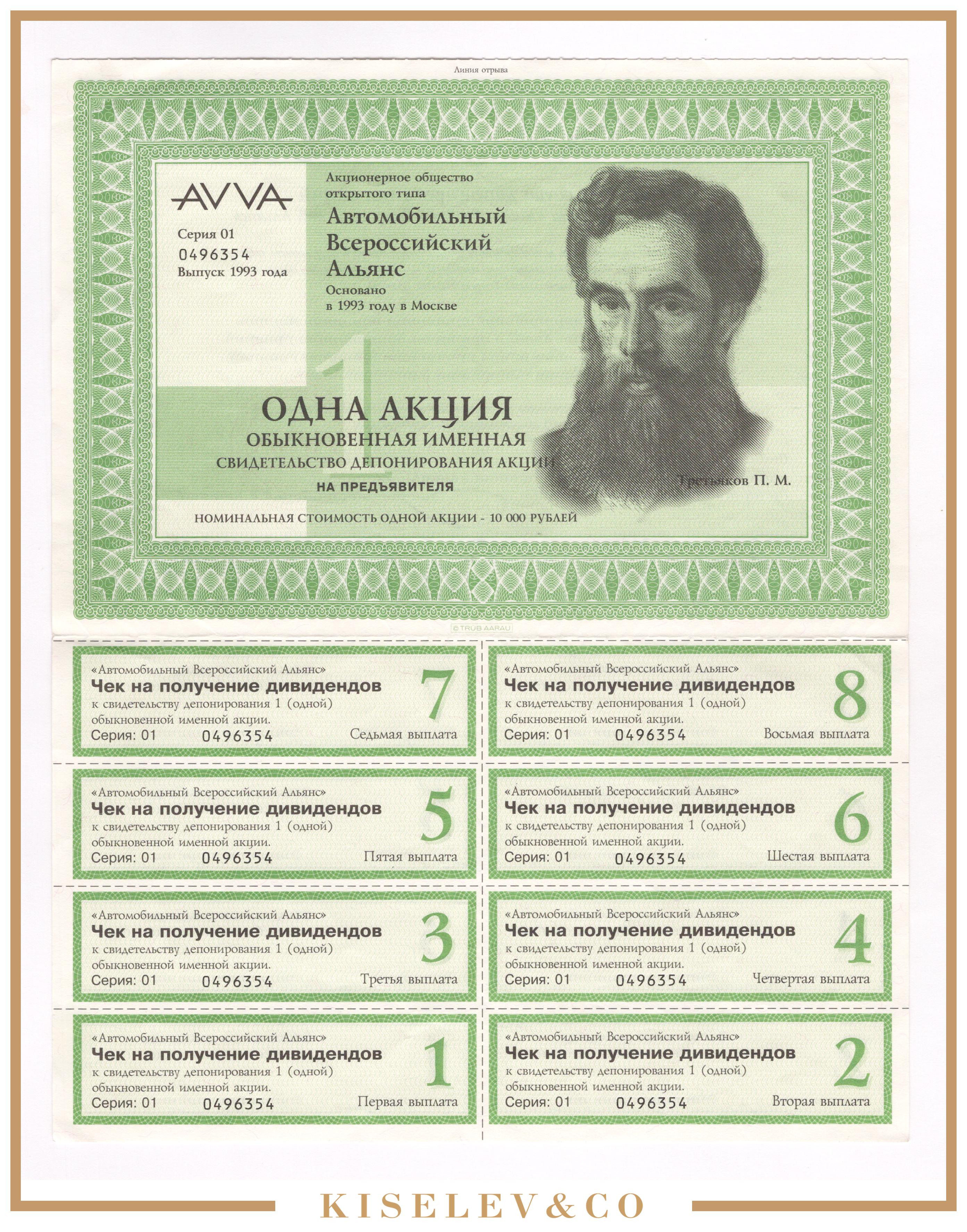 Стоимость Обыкновенных Именных