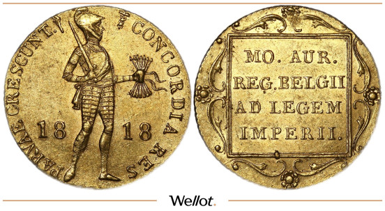 Изображение лота Дукат 1818 СПБ Александр I UNC