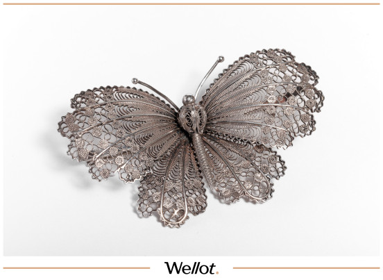 Изображение лота Брошь «Бабочка» 1950-1970 гг. Франция