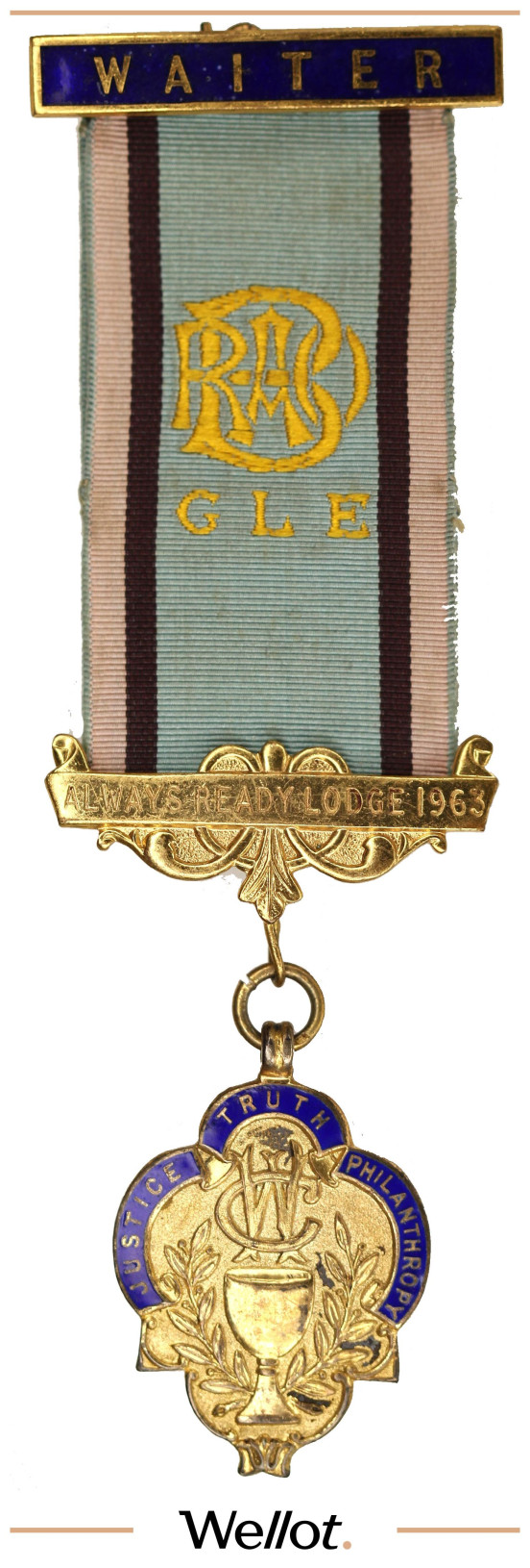 Изображение лота Масонский Знак 1952 Георг VI Великобритания