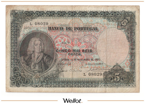 5 Реалов 1906 Португалия